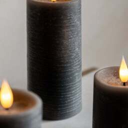 Cedar & Sage Set of 3 LED Candles - thumbnail 3