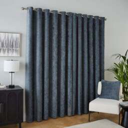 Cashton Chenille Heavyweight Eyelet Curtains - thumbnail 4
