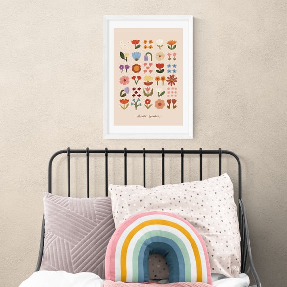 East End Prints Flower Garden Soft Pink Print by Kid of the Village - image 1