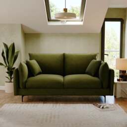 Ruby Velvet 3 Seater Sofa - thumbnail 1