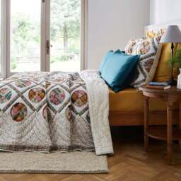 Dorma Tove Patchwork Bedspread - thumbnail 2