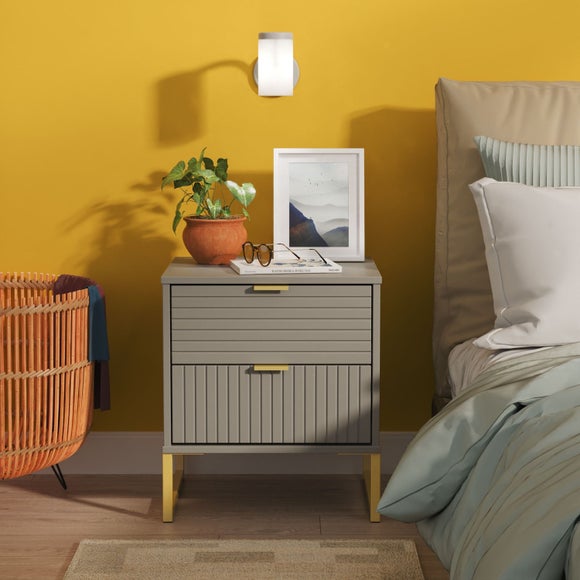 Harborne 2 Drawer Bedside Table - image 1