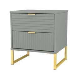 Harborne 2 Drawer Bedside Table - thumbnail 4