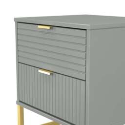 Harborne 2 Drawer Bedside Table - thumbnail 5
