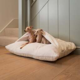 Lords and Labradors Boucle Sleepy Burrow Dog Bed - thumbnail 1
