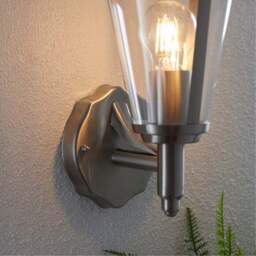 Vogue Klien Outdoor Wall Light Steel - thumbnail 4