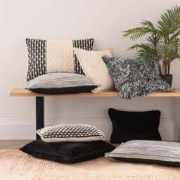 Westcott Cotton Slub Square Cushion - thumbnail 6