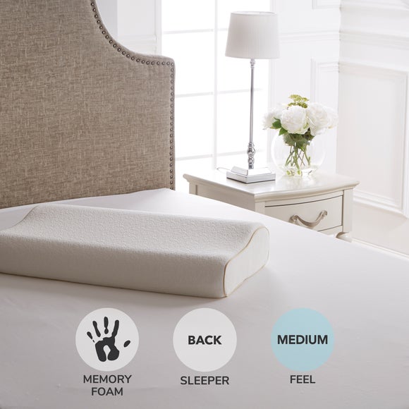 Dorma TENCEL Blend Memory Foam Back Sleeper Contour Pillow - image 1