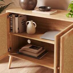 Jordyn Extra Wide Sideboard, Mango Wood Effect - thumbnail 3