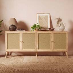 Jordyn Extra Wide Sideboard, Mango Wood Effect