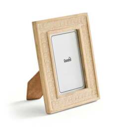 Carved Mango Wood Photo Frame - thumbnail 3