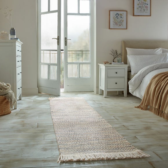 Tarn Chunky Wool Fringed Runner - image 1