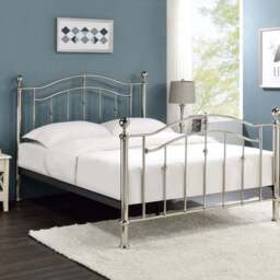 Callisto Chrome and Crystal Bed Frame - thumbnail 2