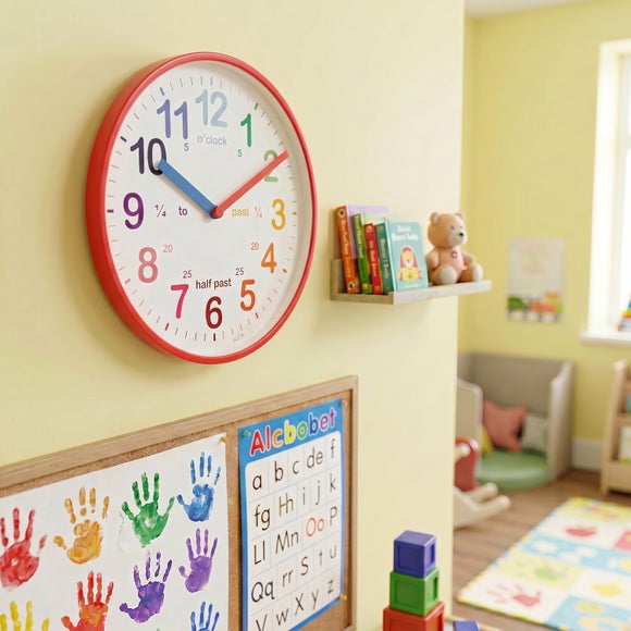 Acctim Wickford Time Teaching Kids Wall Clock - image 1