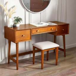 Lowry Dressing Table And Stool Set - thumbnail 1