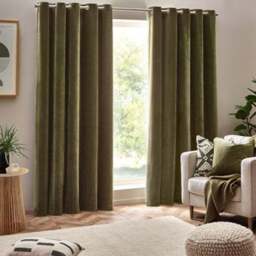 Yard Chenille Eyelet Curtains - thumbnail 2