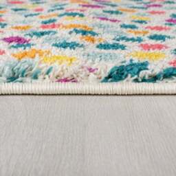 Rainbow Spot Berber Rug - thumbnail 4