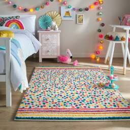 Rainbow Spot Berber Rug - thumbnail 1