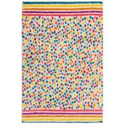 Rainbow Spot Berber Rug - thumbnail 2