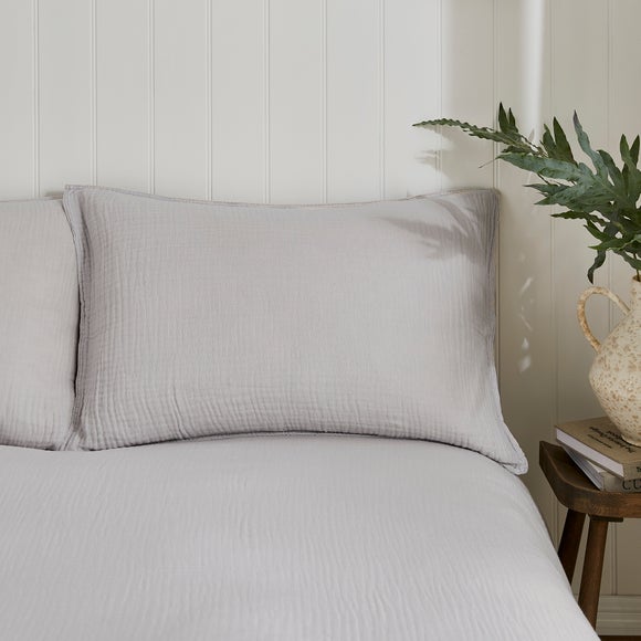 Cotton Muslin Woven Standard Pillowcase Pair - image 1
