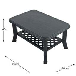 Savona Anthracite Coffee Table - thumbnail 5