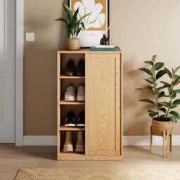 Eloise Sliding Shoe Storage Cabinet - thumbnail 2