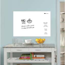 Wallpops Self Adhesive White Dry Erase Message Board