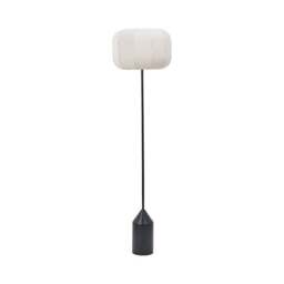 Pacific Lifestyle Oscar Metal and Linen Structured Floor Lamp - thumbnail 5