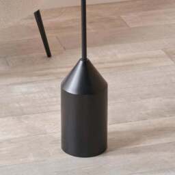 Pacific Lifestyle Oscar Metal and Linen Structured Floor Lamp - thumbnail 2