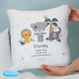 Personalised Tiny Tatty Teddy & Jungle Animals Square Cushion - thumbnail 5