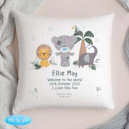 Personalised Tiny Tatty Teddy & Jungle Animals Square Cushion - thumbnail 4
