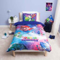 Super Mario Movie Galaxy Duvet Cover and Pillowcase Set - thumbnail 2