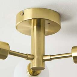 Sfera Mid Century 3 Light Bathroom Ceiling Light - thumbnail 4