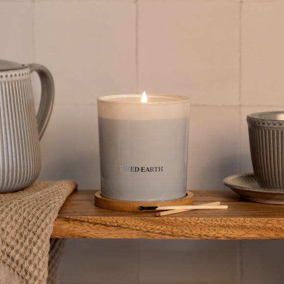 Fired Earth Silver Needle Tea Candle - image 1