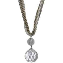 Crystal Droplet Curtain Tieback
