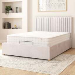 Grant Plush Velvet Adjustable Bed - thumbnail 2