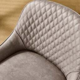 Hudson Set of 2 Dining Chairs, Faux Leather - thumbnail 4