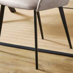 Hudson Set of 2 Dining Chairs, Faux Leather - thumbnail 3