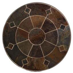 Exclusive Garden Glendale Round Bistro Table - thumbnail 4