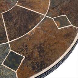 Exclusive Garden Glendale Round Bistro Table - thumbnail 2