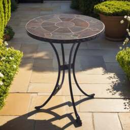 Exclusive Garden Glendale Round Bistro Table - thumbnail 1
