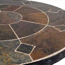 Exclusive Garden Glendale Round Bistro Table - thumbnail 3