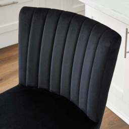 Taylor Counter Height Stool, Velvet - thumbnail 4
