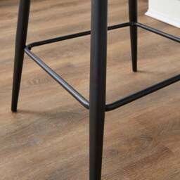 Taylor Counter Height Stool, Velvet - thumbnail 3