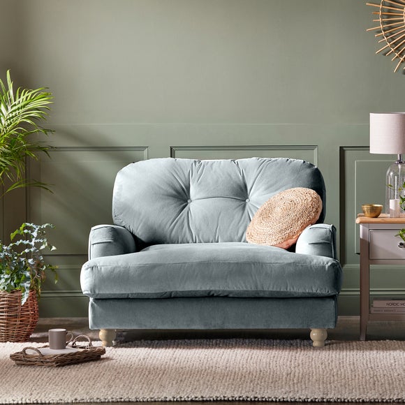 Martha Vintage Velvet Snuggle Chair - image 1