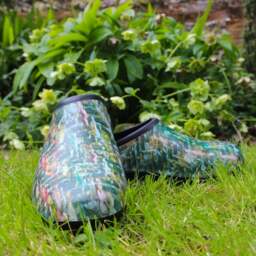 Backdoorshoes Men's Tweed Garden Clogs - thumbnail 1