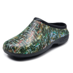 Backdoorshoes Men's Tweed Garden Clogs - thumbnail 3