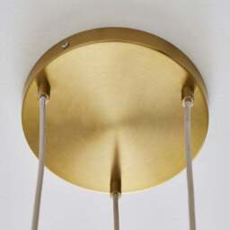 Silas Embossed 3 Light Adjustable Cluster Ceiling Light - thumbnail 4