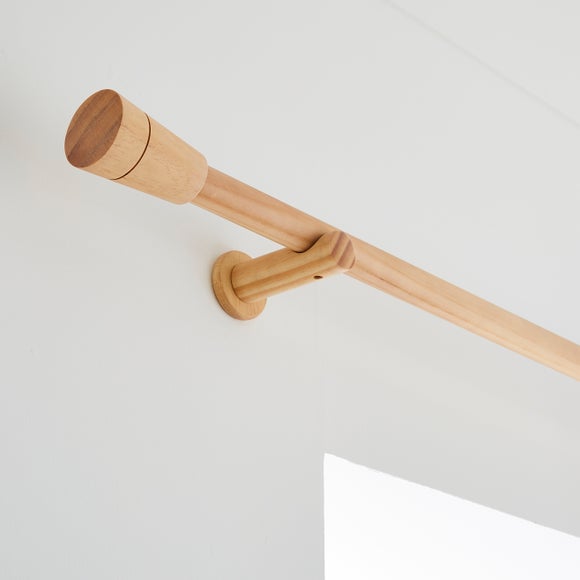 Flute Wood Curtain Pole - image 1