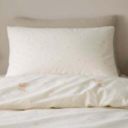 Star Bunny Organic Cotton Duvet Cover and Pillowcase Set - thumbnail 5